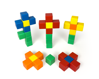 TYTAN® Magnetic Cubes 50-Piece Colorful Building Blocks