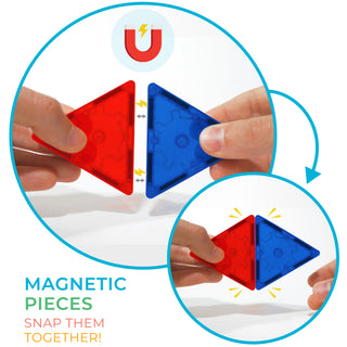 Tytan® Toys Magnetic Tiles 60 Piece Kit for ReachTV