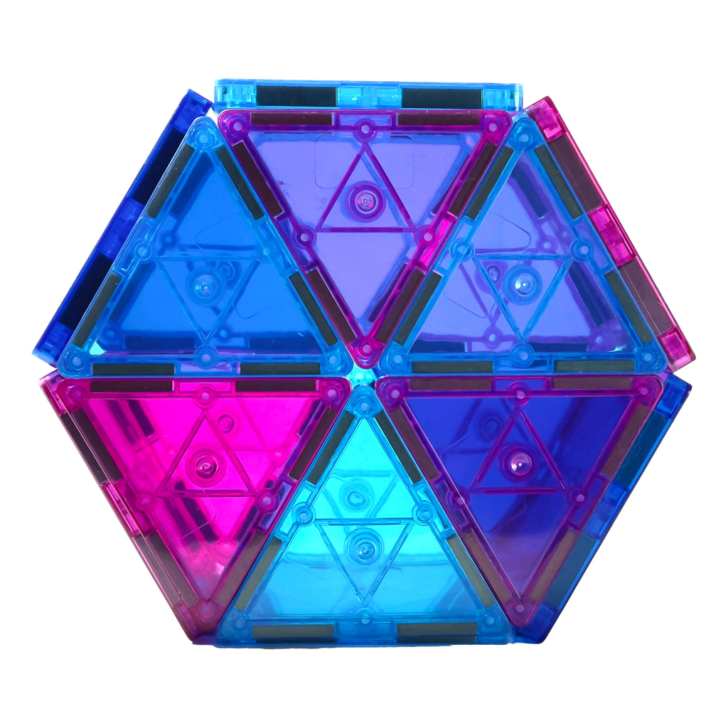 Tytan™ 60 piece Magnetic Tiles Crystal Castle Tile Set