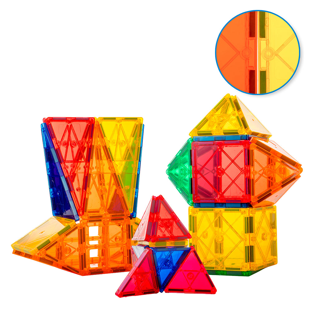 Tytan Tiles Magnetic Toy Tiles, 60 Pieces
